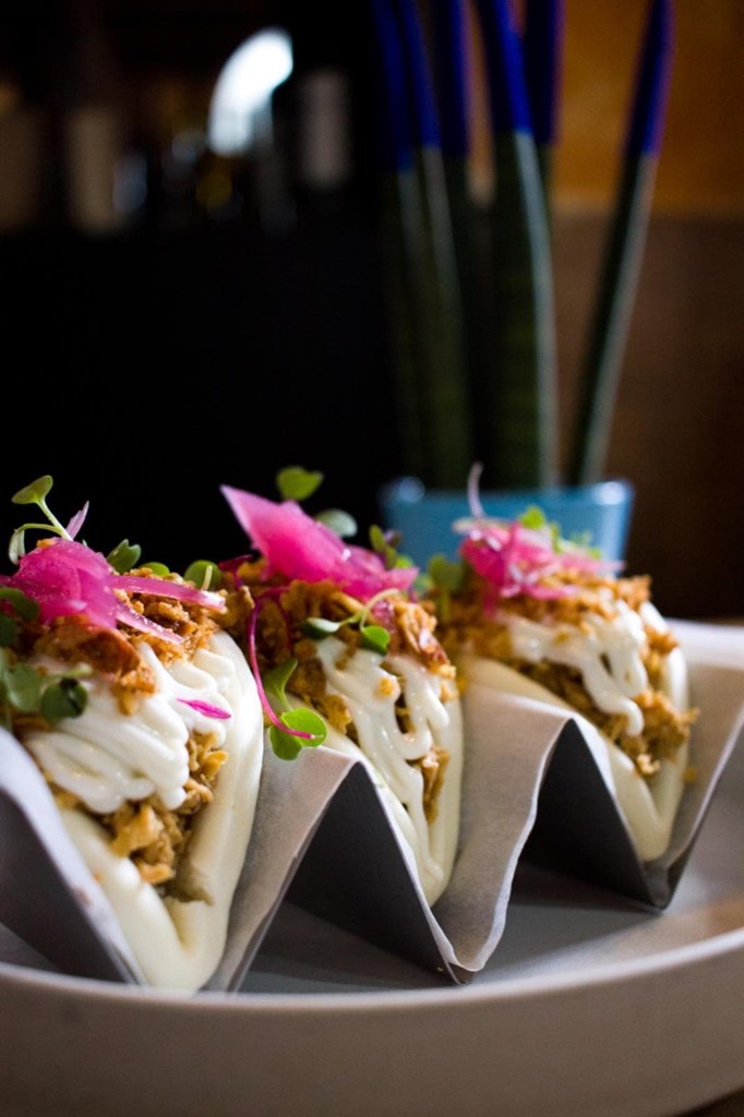 Pan bao con pollo teriyaki 